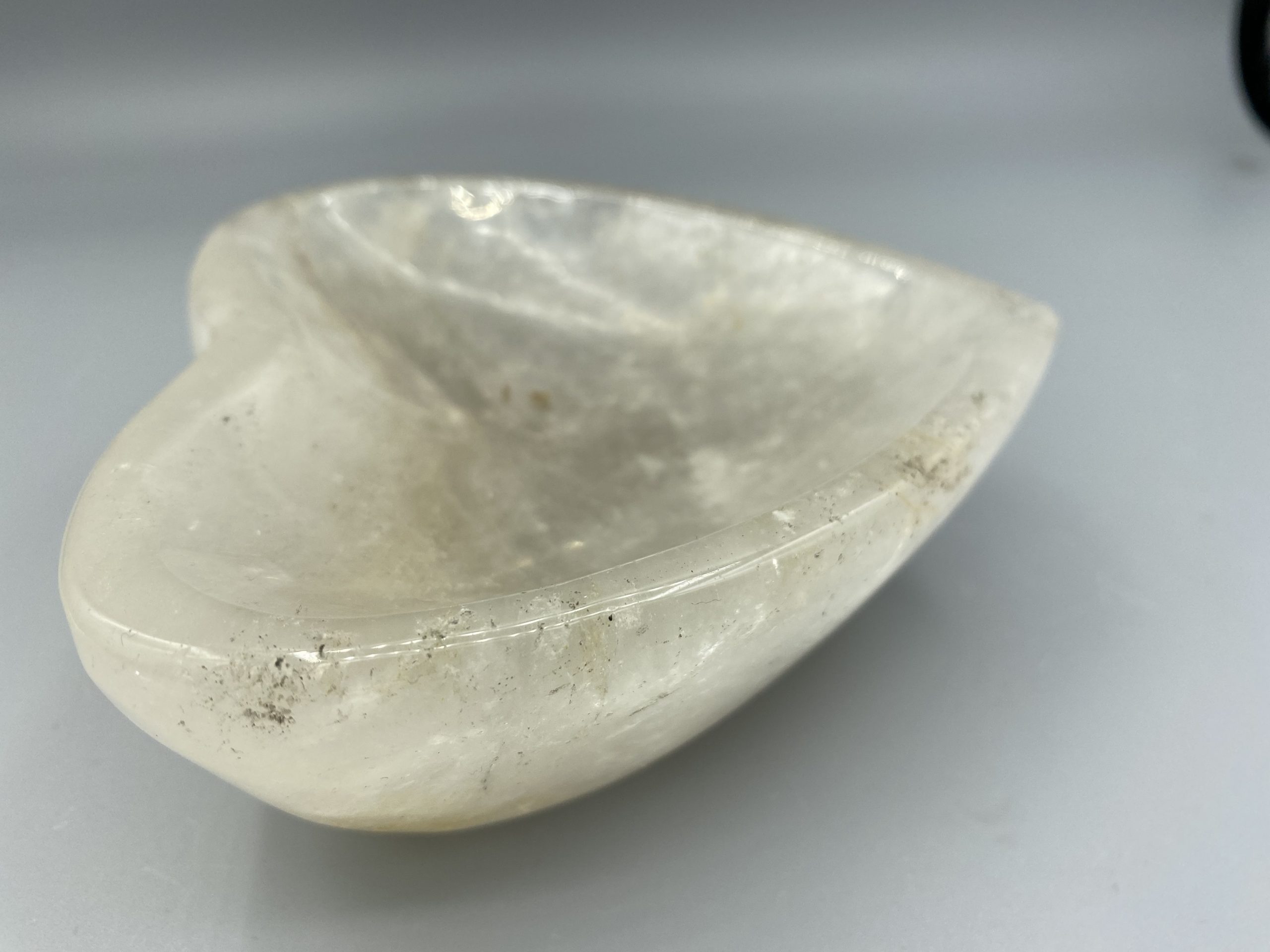 Clear Quartz Carved Bowl - Image 2