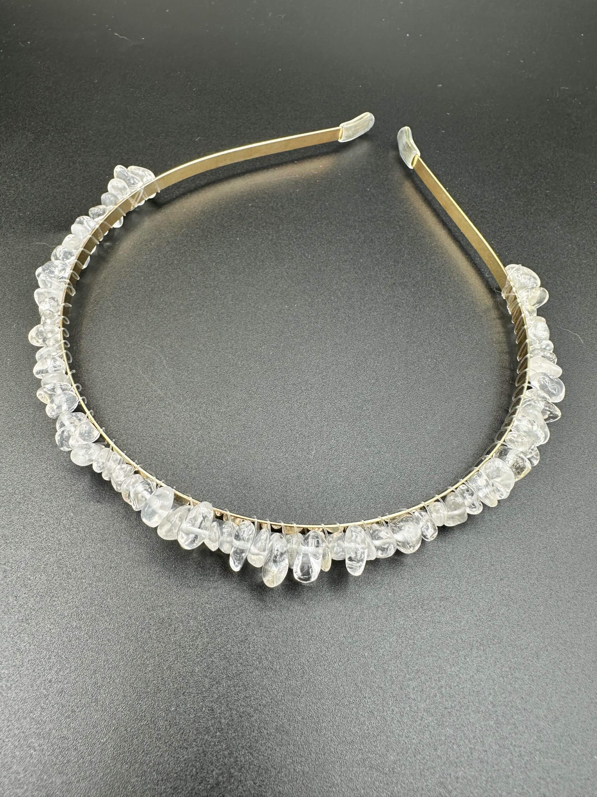 Clear Quartz Crystal Headband