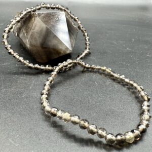 Smoky Quartz Faceted Bracelet